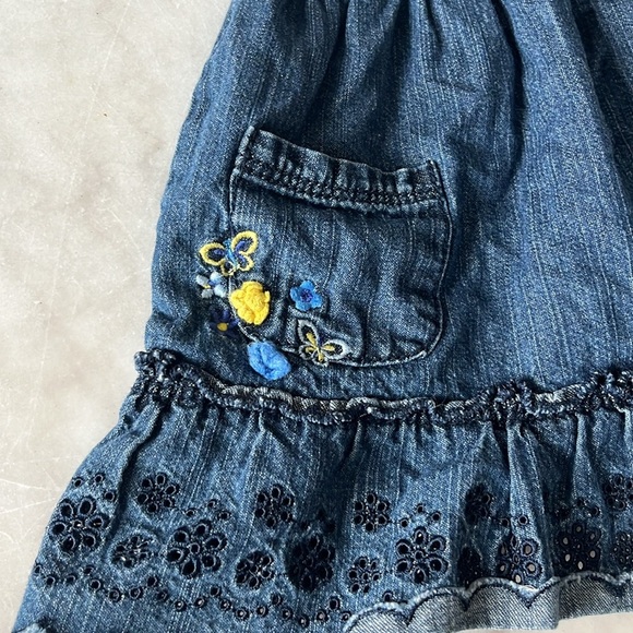 Zara Baby Girl Jean Children’s Place Denim Tunic Dress Denim Top Bundle 6 Months - Picture 7 of 15